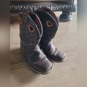 Ariat Brown Boot Toddler 10.5 Unisex Western Cowboy Rodeo